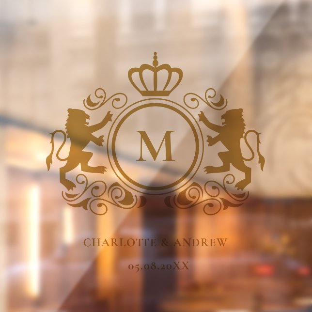 Monogram Logo, Crest, Lion, Wedding (Sheet 2)