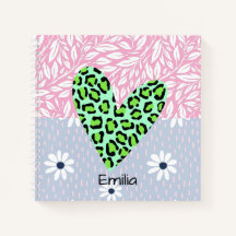 Monogram lovely pastel floral pattern pink blue
