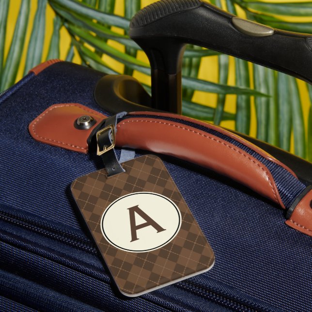  Monogram Luggage Suitcase Tag Gift (Front Insitu 1)