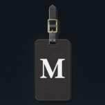 Monogram Luggage Tag<br><div class="desc">Monogrammed Luggage Tag - Bag tags for your suitcases, backpacks, gym bags and more. Simply customise our luggage tags with your personal information and your monogram to insure your bags make it home with you. Monogram luggage tags are great as gifts for family and friends.</div>