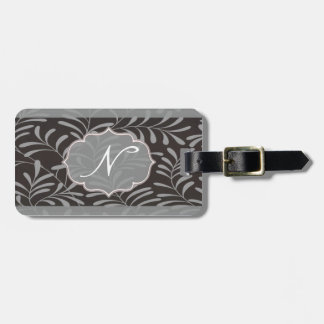 Monogram luggage tag