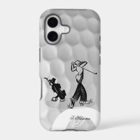 Monogram M Golfer Golf Ball Iphone 5 Case