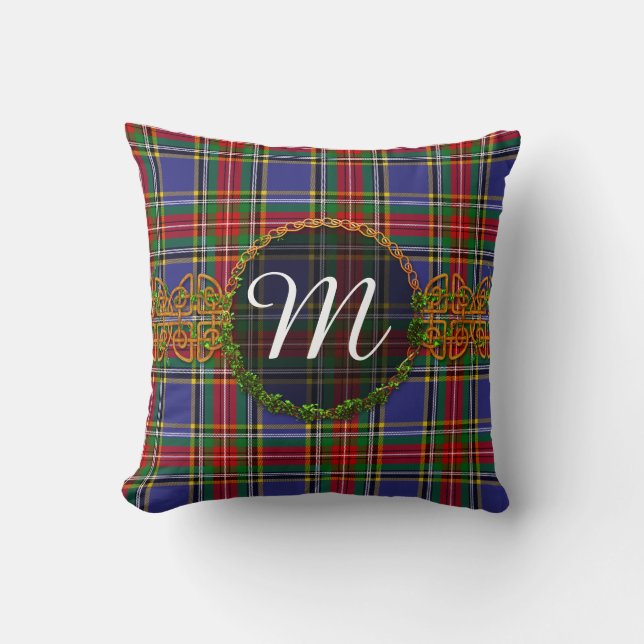 Monogram MacBeth Tartan Cushion (Front)