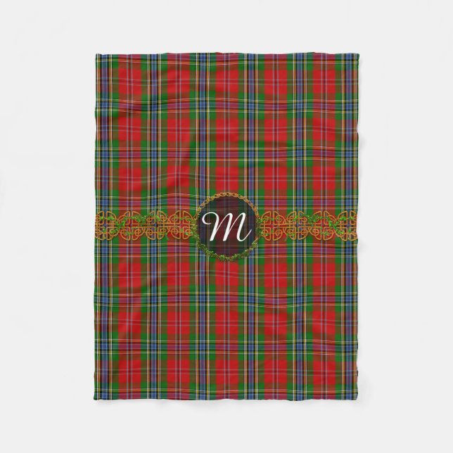 Monogram MacLean Of Duart Tartan Fleece Blanket (Front)