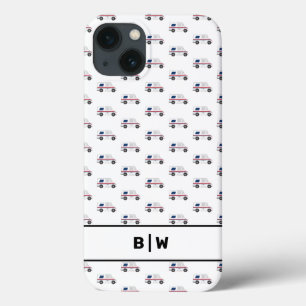 Monogram  Mail Carrier Postal Truck iPhone 13 Case