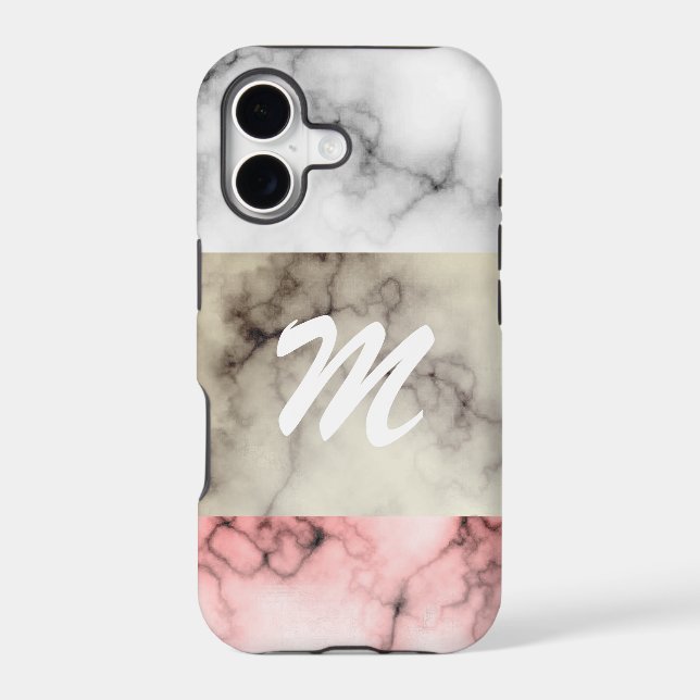 Monogram marble colour blocks (Back)