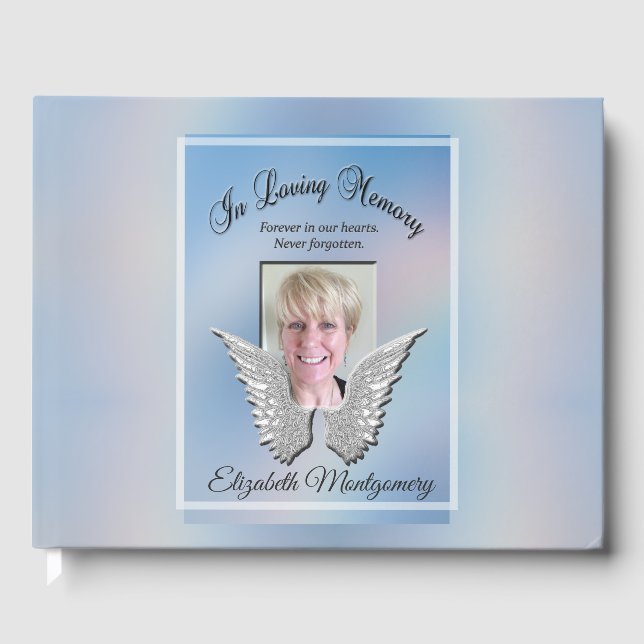 Monogram Memorial Guest Book (Front)