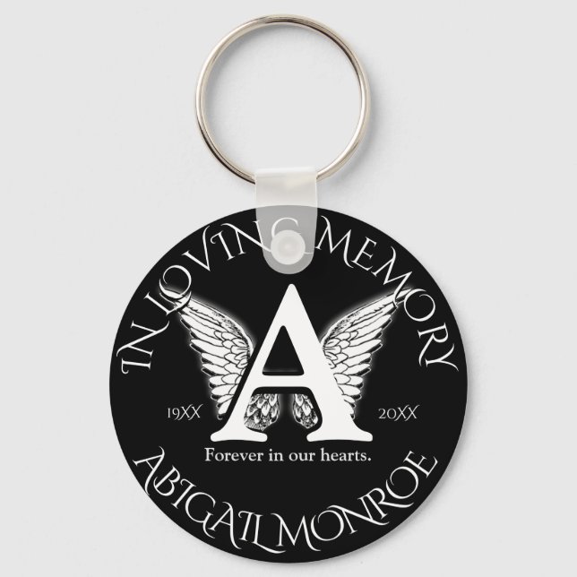 Monogram | Memorial Key Ring (Front)