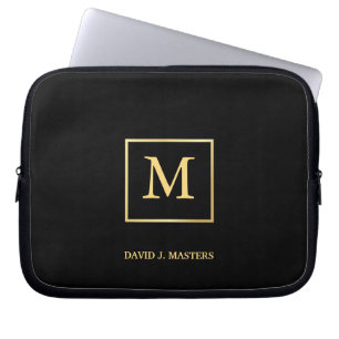 Monogram - Men's Executive Corporate Laptop Skin Sleeve