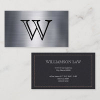 Monogram | Metallic | Leather Stitched
