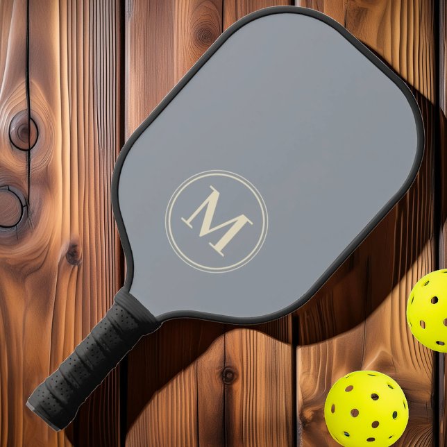 Monogram Mid-Century Solid Dove Grey Colour Pickleball Paddle (Creator Uploaded)