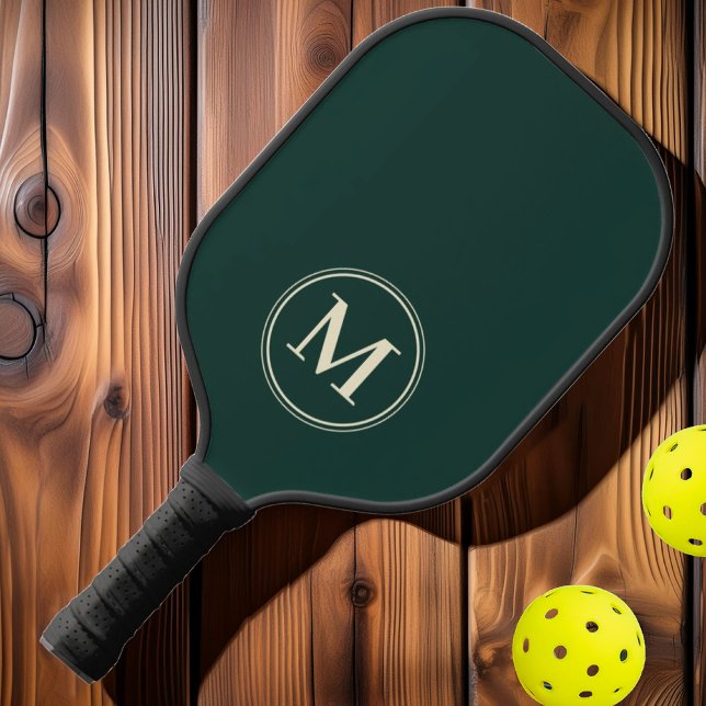 Monogram Mid-Century Solid Sage Green Colour Pickleball Paddle (Creator Uploaded)
