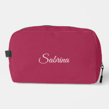 Monogram minimalist cherry rose pink