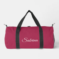 Monogram minimalist cherry rose pink