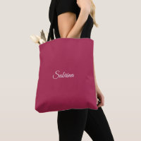 Monogram minimalist cherry rose pink