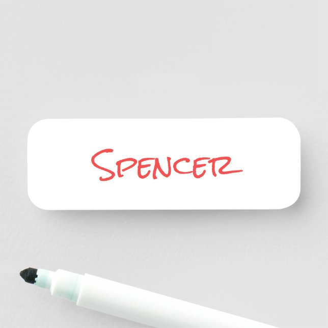 Monogram minimalist custom name  tag (In Situ)