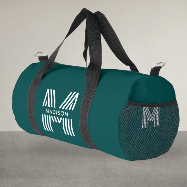 Monogram Minimalist Retro  Duffle Bag (Creator Uploaded)