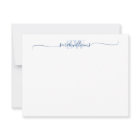 Monogram Modern Elegant Chic Script Name