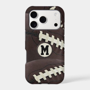 Monogram Modern Graphic Football iPhone