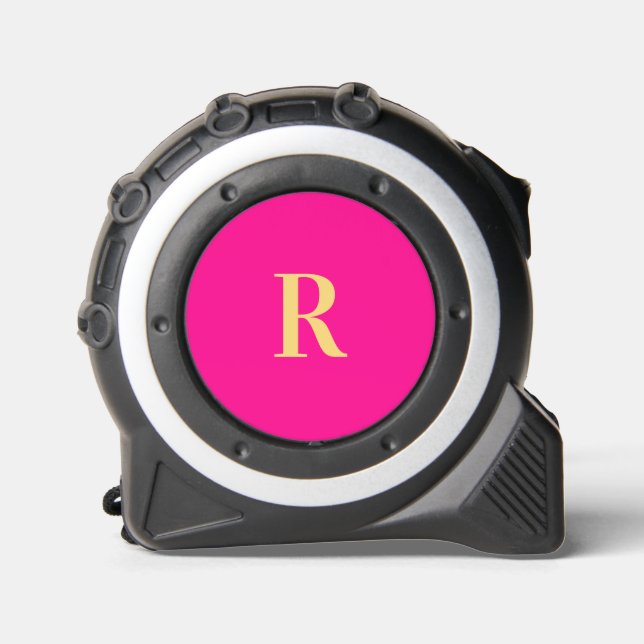 Monogram Modern Minimal Hot Pink 1 (Front)
