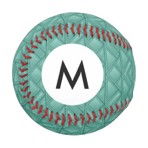 Monogram Mosaic Background Baseball