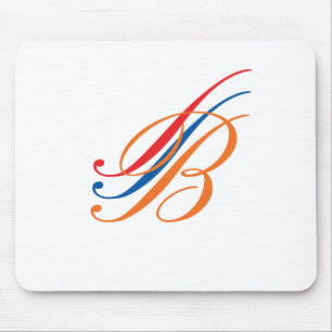 monogram mouse pad