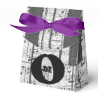 Monogram Music Notes Party Favour Box