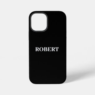 Monogram Name changeable personalise iPhone 12 Mini Case