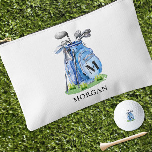 Monogram Name Golf Accessory Pouch
