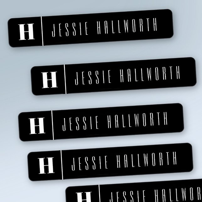 Monogram & Name Modern | Iron-on Clothing (Creator Uploaded)