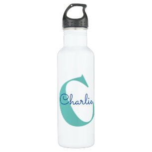 Monogram Name Modern Typography 710 Ml Water Bottle