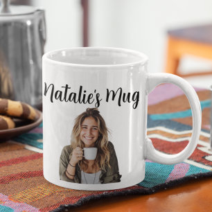 Monogram Name Photo Gift  Coffee Mug