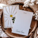 Monogram & Name Retro Vintage-Style Earthy Floral Card<br><div class="desc">Add a touch of elegance to your correspondence with these modern personalised note cards, featuring a sleek minimalist design on the front and a bold retro-style artistic floral illustration on the back. The front showcases a clean layout with refined monogram initials and a name in stylish typography, creating a professional...</div>