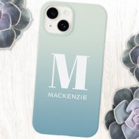 Monogram Name Simple Gradient Personalised