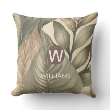 Monogram Name Tropical