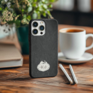 Monogram Nature Stamp   Custom Name iPhone 16 Pro Case