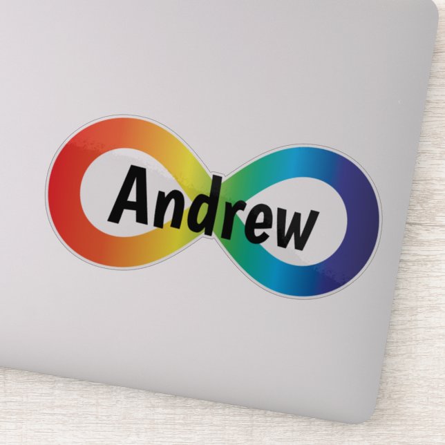 Monogram Neurodiversity Autism Acceptance Rainbow (Detail)