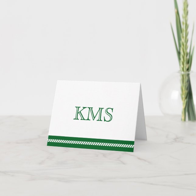 Monogram Note Card (Front)