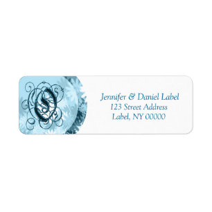 Monogram O Address Labels Discount