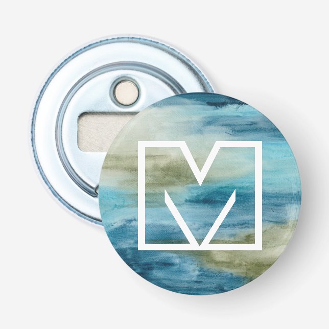 Monogram | Ocean Flow II Bottle Opener (Front)