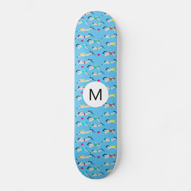 Monogram Octopush Skateboard (Front)