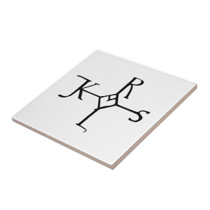 Monogram of Charlemagne Ceramic Tile