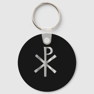 Monogram of Christ - chi rho Key Ring