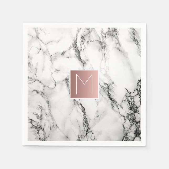 monogram on marble napkins (Front)