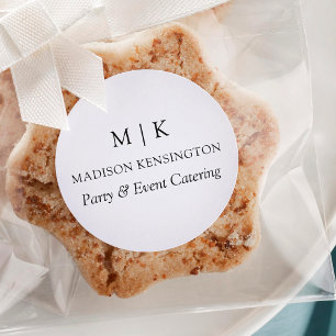 Monogram or Add Logo Business Product Labels