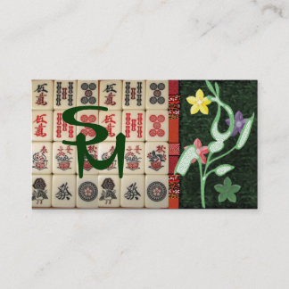 Monogram Oriental Business Card