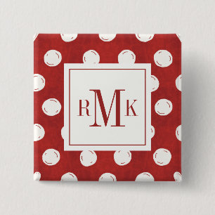 Monogram Otomi Farm Step 15 Cm Square Badge