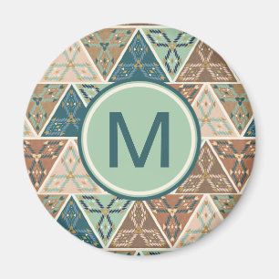 Monogram   Outdoor Geo Step   Geometric Pattern Magnet