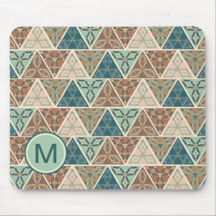 Monogram   Outdoor Geo Step   Geometric Pattern Mouse Pad