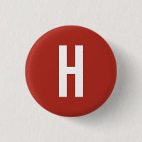 Monogram Own Name Initial Minimalist Brick Red